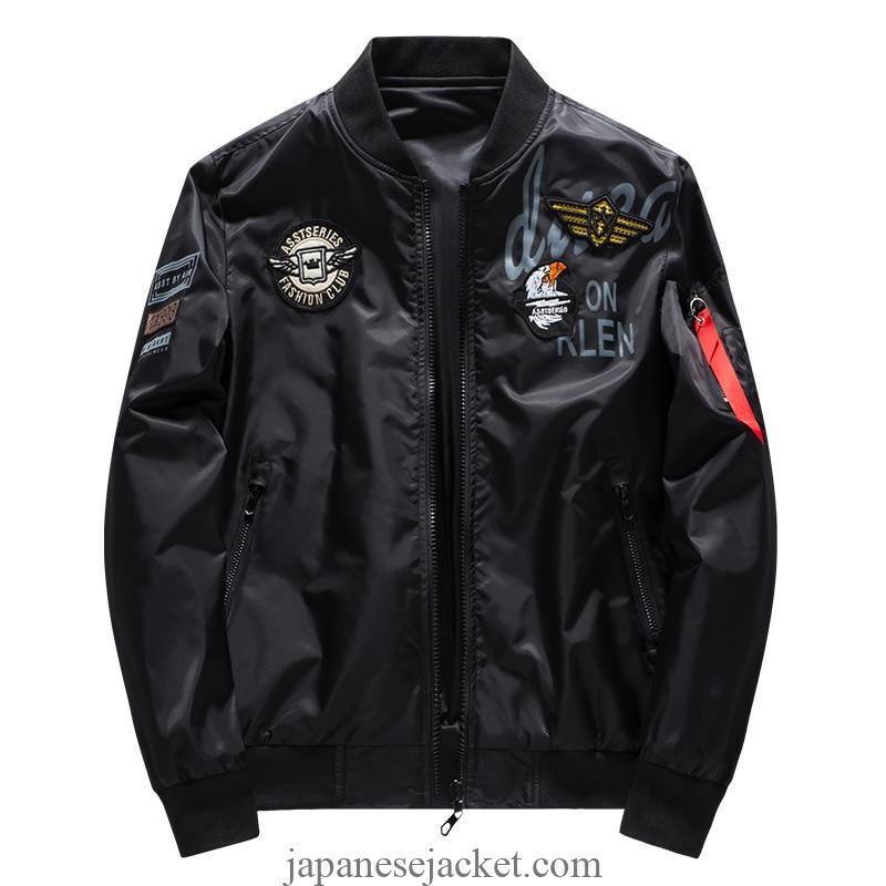 Embroidered Jet Figher Eagle Japan Pilot Jacket (Many Colors)