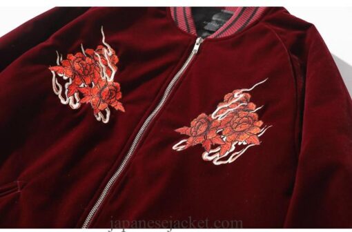 Fearless Geisha Embroidered Sukajan Souvenir Jacket 12