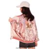 Flower Bird Phoenix Woman Sukajan Souvenir Jacket [Reversible] 1