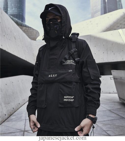 Tactical Cargo Techwear Japan Streetwear Jacket 11