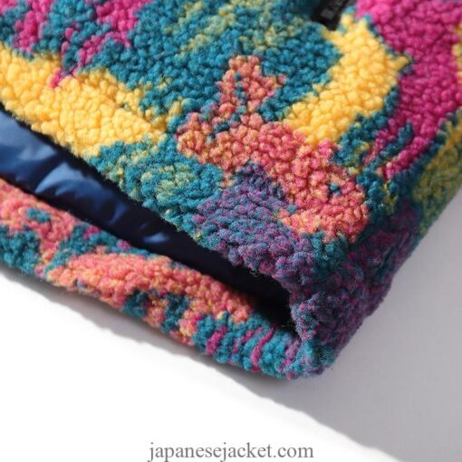 Reversible Parka Colorful Animal Paint Japan Camouflage Streetwear Jacket 5