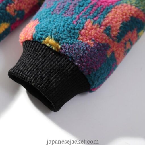 Reversible Parka Colorful Animal Paint Japan Camouflage Streetwear Jacket 6