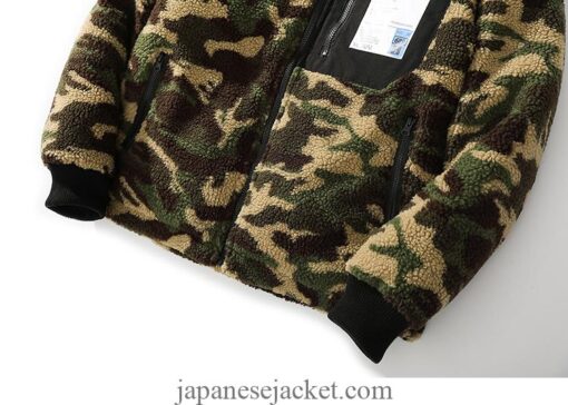Reversible Parka Colorful Animal Paint Japan Camouflage Streetwear Jacket 17