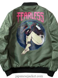 Fearless Crocodile Girl Souvenir Pilot Jacket (Many Colors) 1
