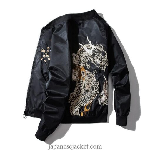 Fearless Fiery Dragon Embroidered Sukajan Souvenir Jacket 4
