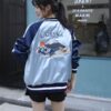 Two Side Tiger Mountain Embroidered Sukajan Souvenir Jacket [Reversible] 10
