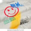 Parka Happy Graffiti Print Harajuku Japan Streetwear Jacket 18
