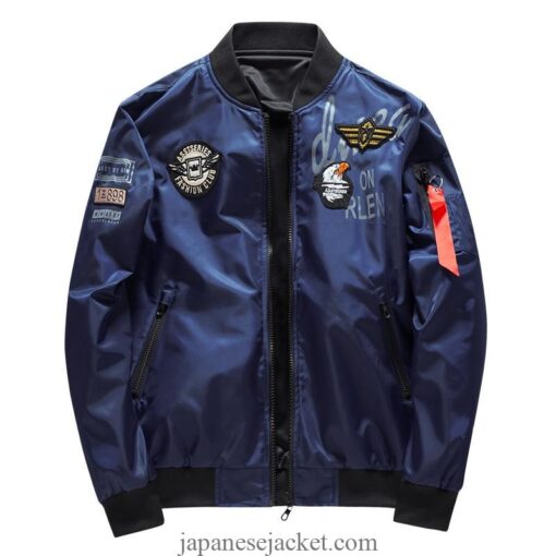Eagle Jet Figher Club Embroidered Souvenir Pilot Jacket (Many Colors) 1
