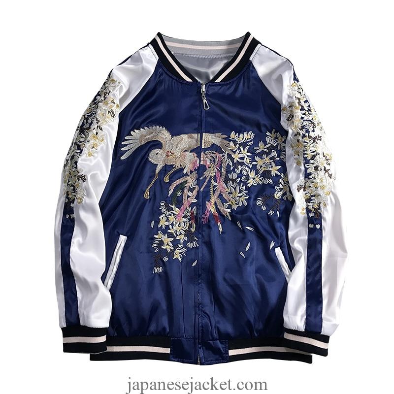 Embroidered Rising Phoenix Women Sukajan Japan Jacket [Reversible]