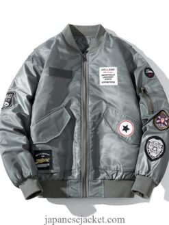Figher Jet Club Space Embroidered Souvenir Pilot Jacket 1