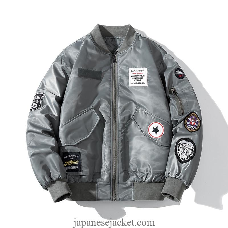 Embroidered Figher Jet Space Japan Pilot Jacket