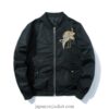 Double Cranes with Flowers Embroidered Sukajan Souvenir Jacket 2