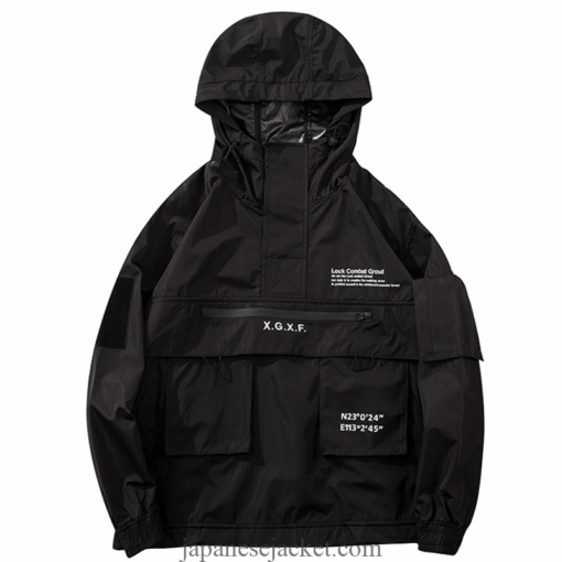 Tactical Cargo Techwear Japan Streetwear Jacket