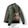 Chinese Roaring Qilin Embroidered Sukajan Souvenir Jacket (Black, Green) 5