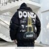 Parka Graffiti Letter Print Padded Donda Japanese Streetwear Jacket 12
