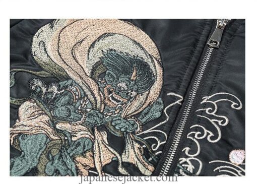 Embroidered Scary Devil Sukajan Japanese Jacket 1